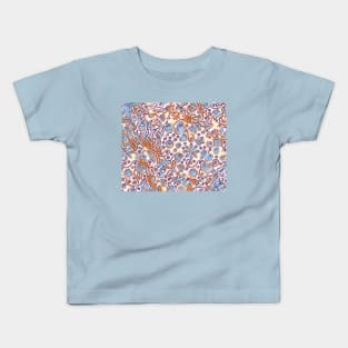 Pastel Blue mosaic Kids T-Shirt